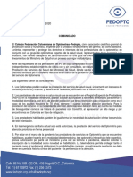 Comunicado Salud Visual PDF