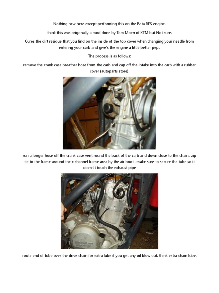 Lc4 Crankcase Vent Mod