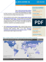 WHO Report On COVID-19 - April 24, 2020