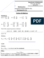 Worksheet 3 - Solution