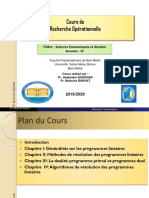 Plan Du Cours RO - SEG - S6 - v1 - 2019 - 20 PDF