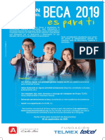 Cartel Becas FUNDACION 2019 Universidades