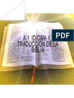 Idiomas y Traducción en la Biblia