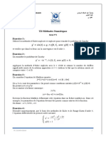 TD1 Methodes Numeriques PDF