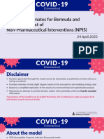 Modelling Estimates For Bermuda and Potential Impact of Non-Pharmaceutical Interventions (NPIS)