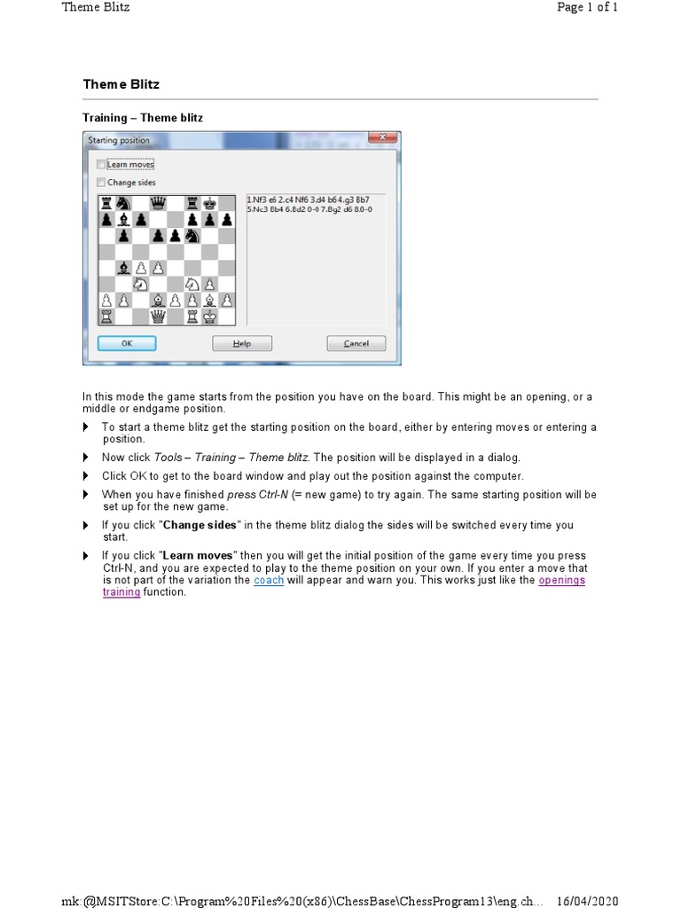 Theme Blitz Training Guide | PDF