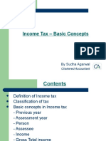 Income Tax - Basic Concepts: by Sudha Agarwal