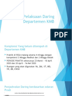 Pelaksaan Daring Departemen KMB