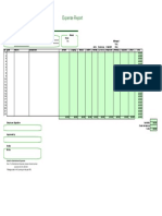 Expense report template