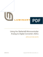 Using The Stellaris® Microcontroller Analog-to-Digital Converter (ADC)