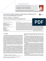 .Articulo. 3D Numerical Model For Dynamic Loading-Induced Multiple Fracture Zones Around Underground Cavity Faces