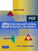 Solucionario Matematicas Aplicadas A La Administracian Ya La Economaa