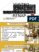 Historia y evolución del RENAP