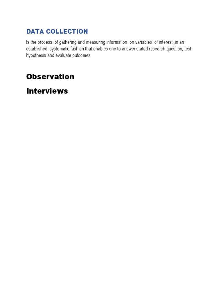 Data Collection PDF