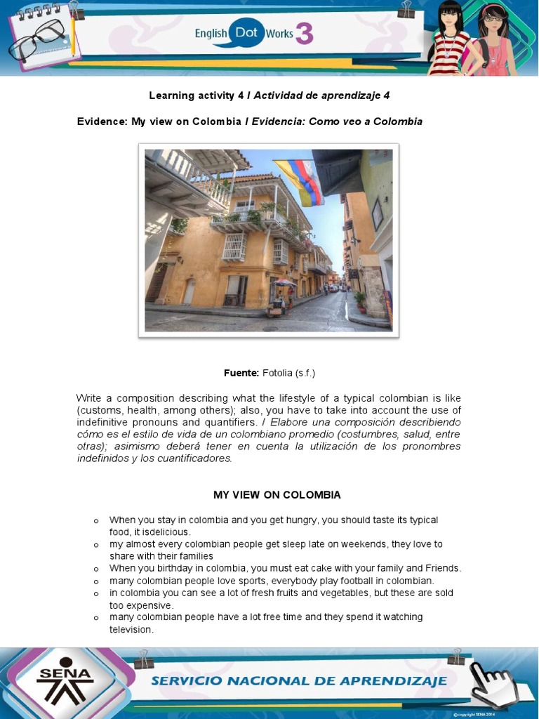 Learning Activity 4 / Actividad de Aprendizaje 4 Evidence: My View On ...