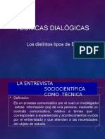 Técnicas Dialógicas