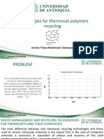 Technologies For Thermoset Polymers Recycling: Andrés Felipe Maldonado Velásquez