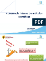 Clase Coherencia Interna de Un Artículo