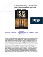 Isis Magic Cultivating A Relationship With The Goddess of 10,000 Names PDF by M. Isidora Forrest
