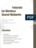 Routing Protocols For Wireless Sensor Networks: Murtadha S. Al-Sabbagh