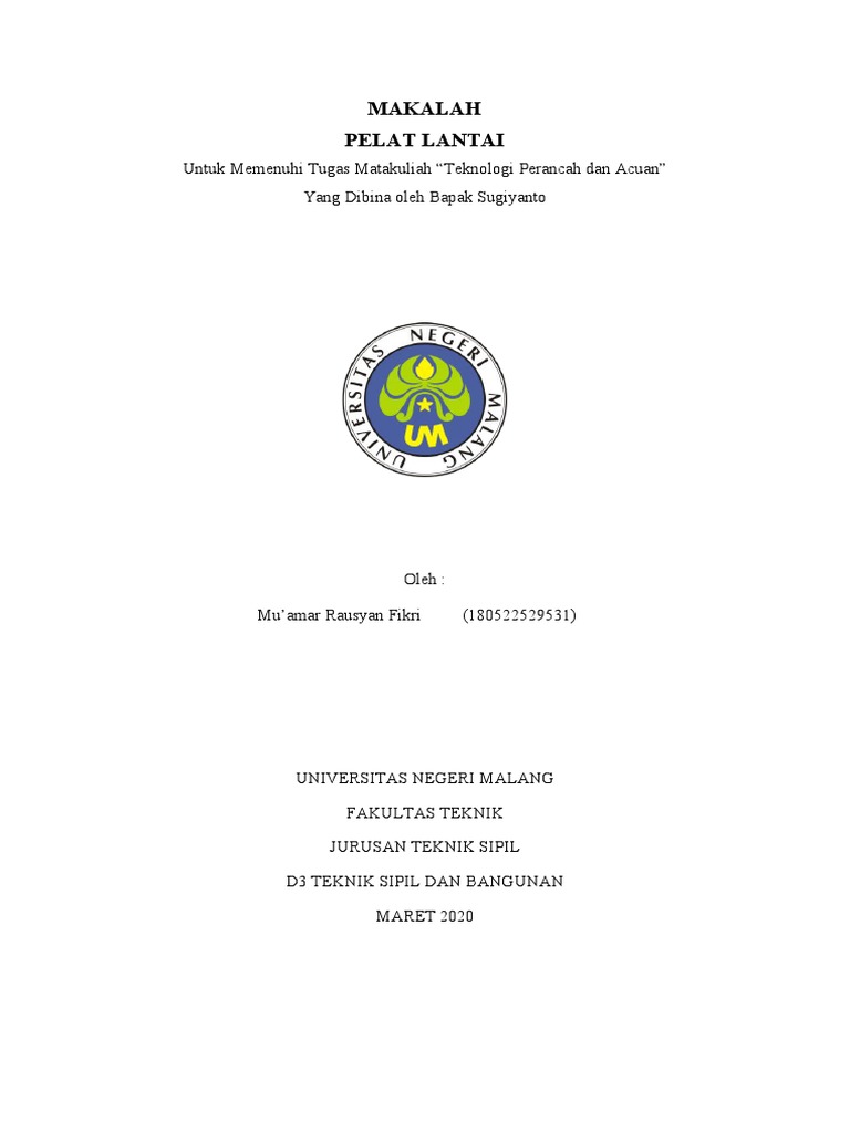 Pekerjaan Pelat Lantai | PDF