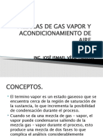 PRESENTACIÒN MEZCLAS DE GAS VAPOR Y ACONDICIONAMIENTO DE AIRE (P-3)