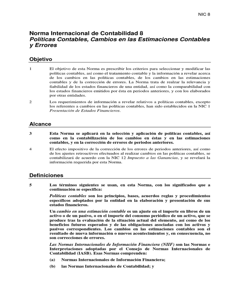 8 Nic PDF | PDF | normas internacionales de INFORMACION FINANCIERA ...