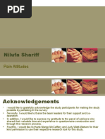 Nilufa Shariff - Pain Dissertation Presentation