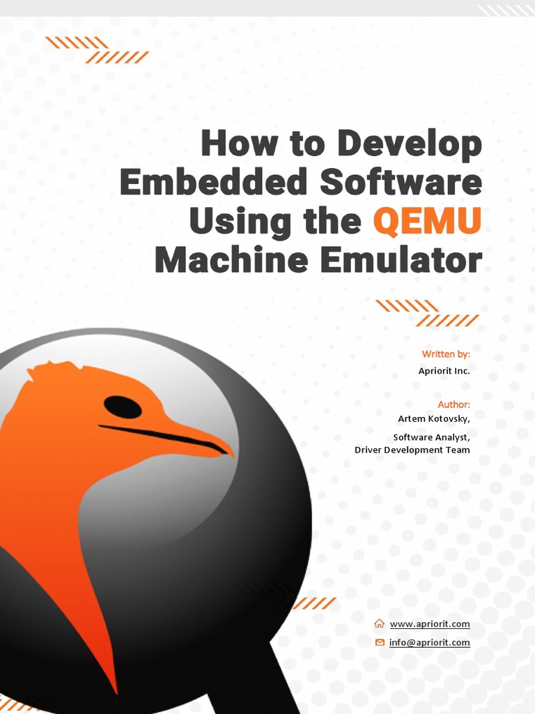 How To Develop Embedded Software Using The QEMU Machine Emulator PDF