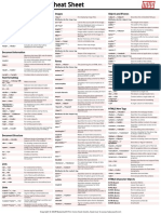 HTML Essentials Cheat Sheet PDF