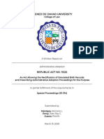 RA 11222 - Administrative Adoption - Group 17 PDF