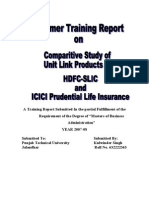 14817511 Comparitive Study ICICI HDFC