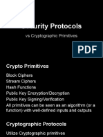 Security Protocols: Vs Cryptographic Primitives