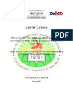 Certification of resolved conflicts for Charles Airon A. Dela Cruz