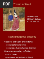 Tristan Lecture Week 4 - Iseut's Ambiguous Ancestry