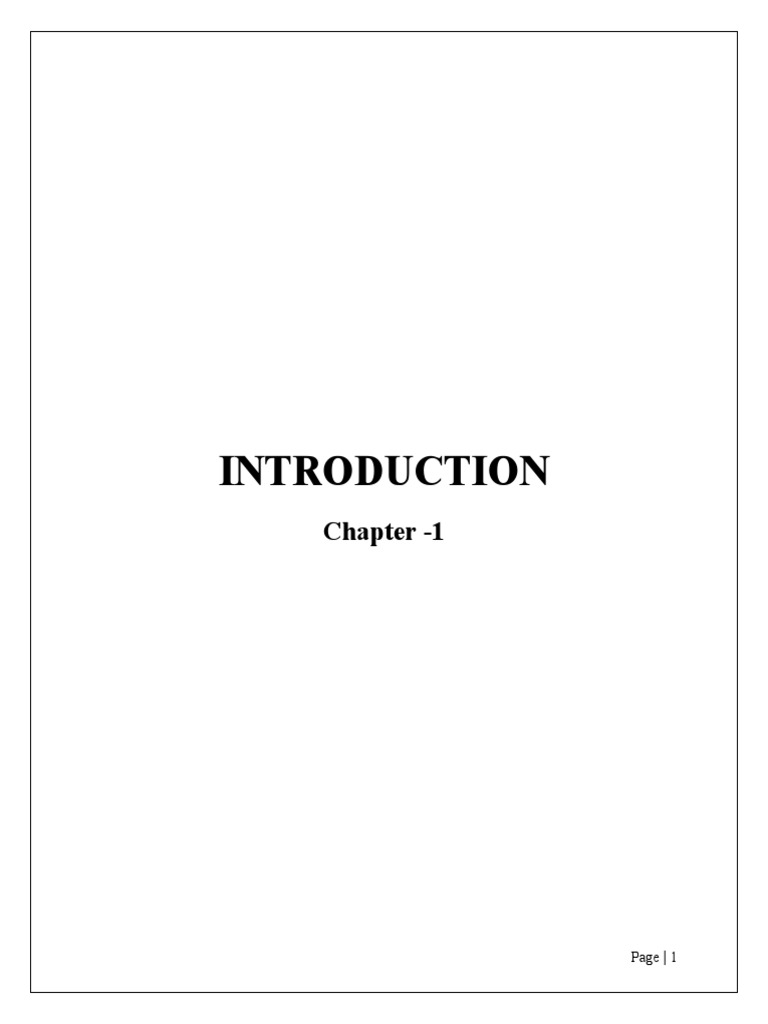 Chapter - 1: Page - 1 | PDF | Retail | Marketing