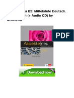 Aspekte Neu B2: Mittelstufe Deutsch. Arbeitsbuch (+ Audio CD) by Unknown