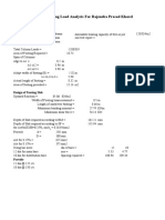 Strip Footing Load Analysis For Rajendra Prasad Kharel: Grid 1-1