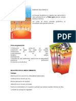 Infografia Energía Geotérmica