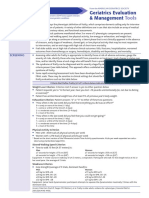 Frailty: Geriatrics Evaluation & Management