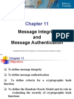 12 Message Integrity and Authentication