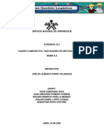 Evidencia 10.3 Cuadro Comparativo de Indicadores Logisticos MUMA S PDF