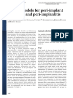 Animal Models For Peri-Implant Mucositis and Peri-Implantitis