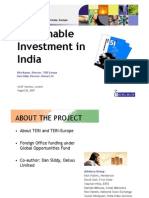 Sustainable Investment in India Presentation)