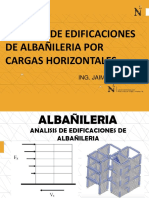 9 Anaisis de Edificaciones de Albañileria Por Cargas Horizontales