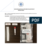 COVID 19 Specimen Collection Kit PDF