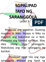 Lebel 3 Magpalipad Tayo NG Saranggola