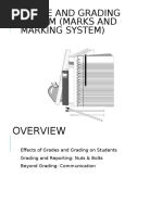 Grade and Grading System (Marks and Marking System)