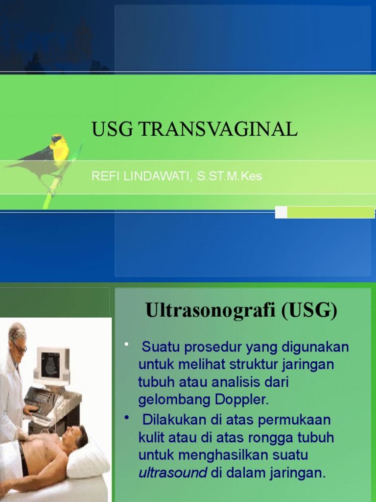Usg Transvaginal | PDF | Sains & Matematika