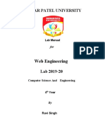 Web Engg lab-manual
